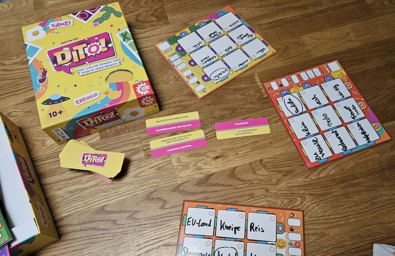 Spielsituation des Spiels Dito