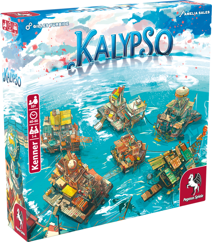 Spieleschachtel des Brettspiels Kalypso