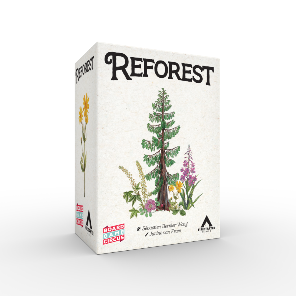 Spieleschachtel des Brettspiels Reforest